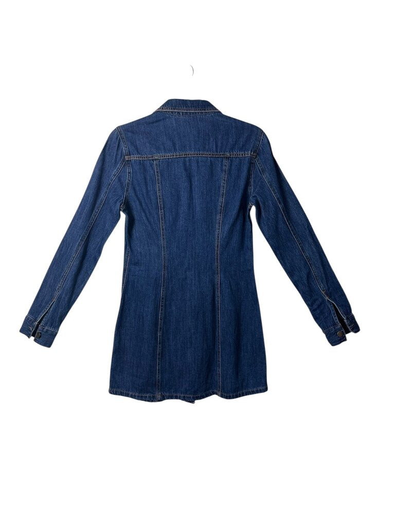 LIFE IN PROGRESS DENIM BUTTON SHACKET