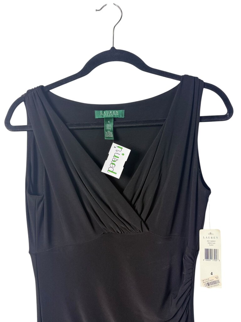 RALPH LAUREN FITTED DRAPED DRESS