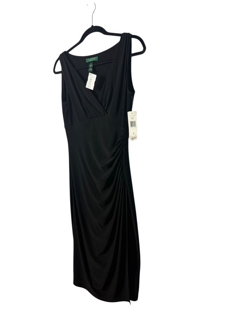 RALPH LAUREN FITTED DRAPED DRESS