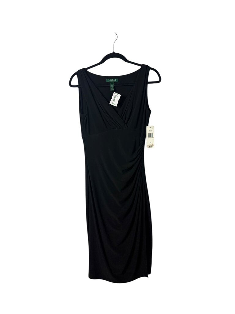 RALPH LAUREN FITTED DRAPED DRESS