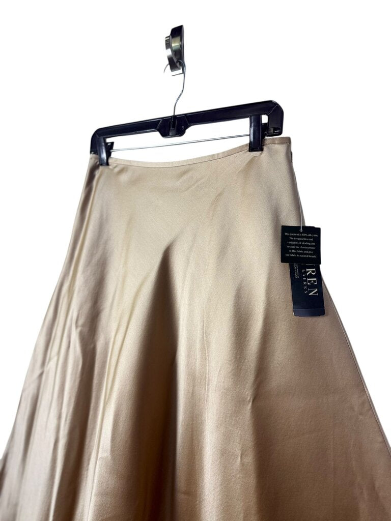 RALPH LAUREN SILK FORMAL SKIRT