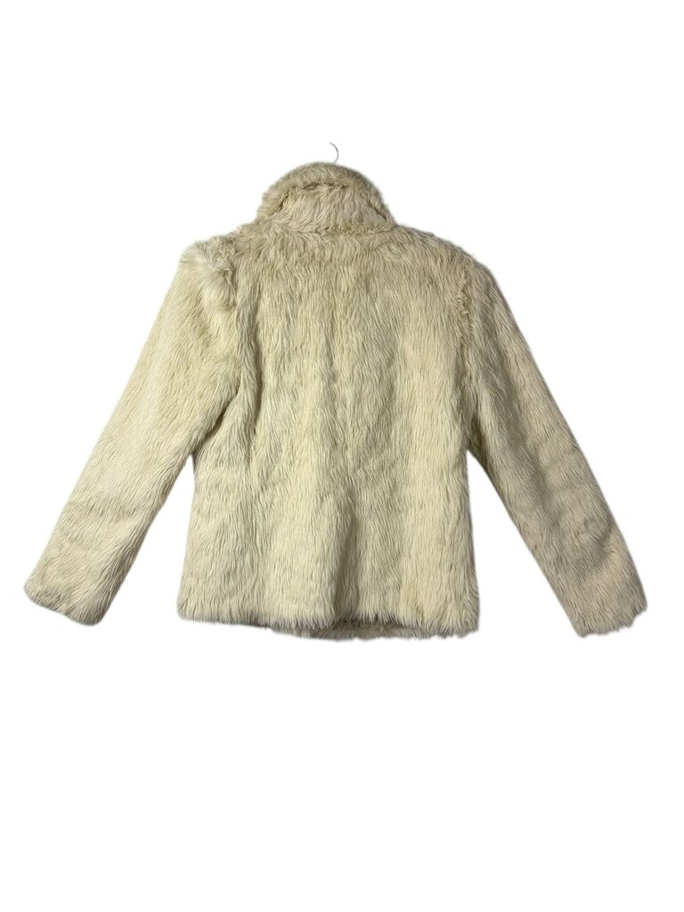 RIVET FAUX FUR JACKET