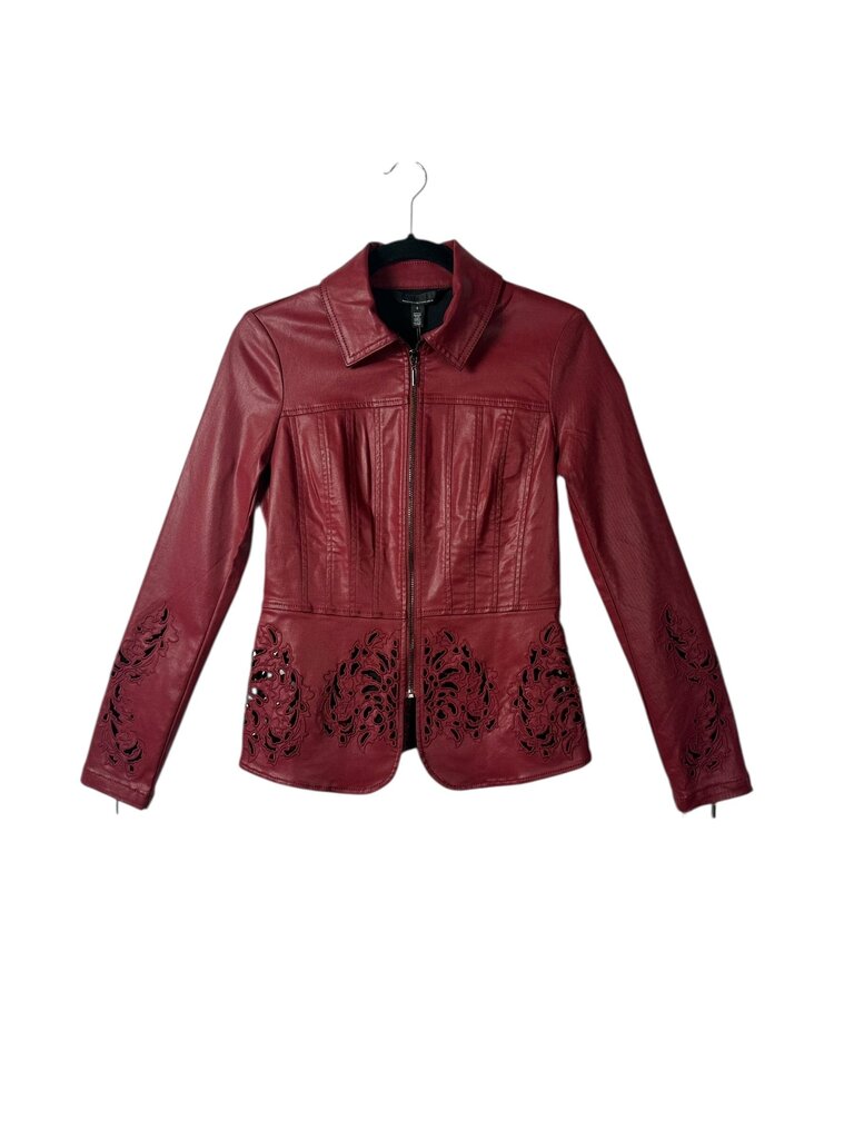 WHBM CUTOUT MOTO JACKET