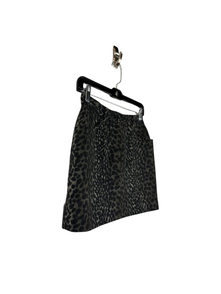 KENZO PARIS CHEETAH PRINT MINI SKIRT