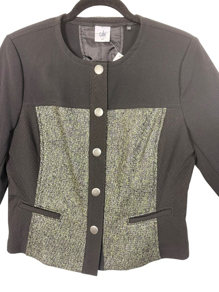 CABI TEXTURED SNAP BLAZER