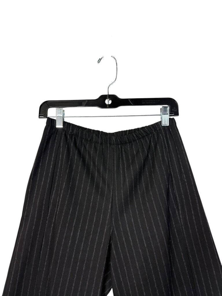 LISA BAYNE PINSTRIPE ASYM PANT