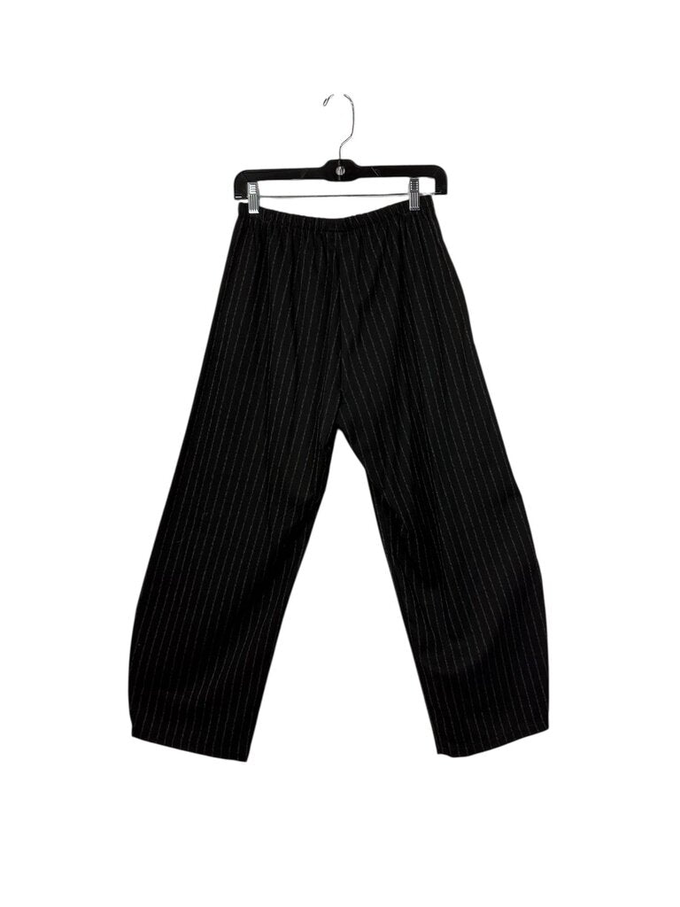 LISA BAYNE PINSTRIPE ASYM PANT