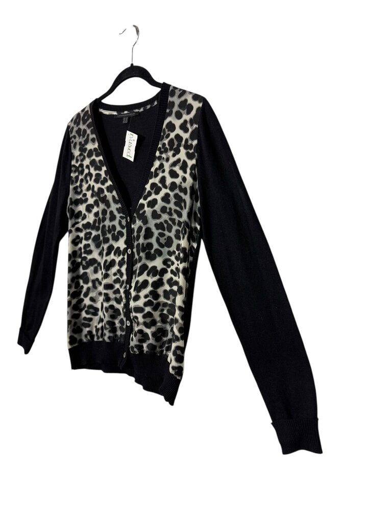KATHERINE BARCLAY CHEETAH PRINT CARDIGAN