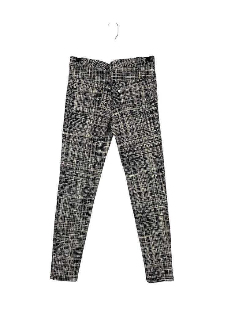 BOUTIQUE MOSCHINO GRID SKINNY PANTS