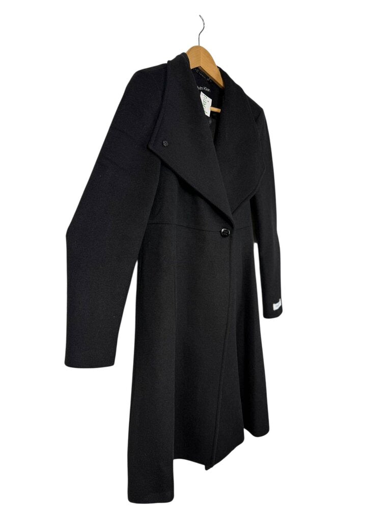CALVIN KLEIN WOOL TRENCH