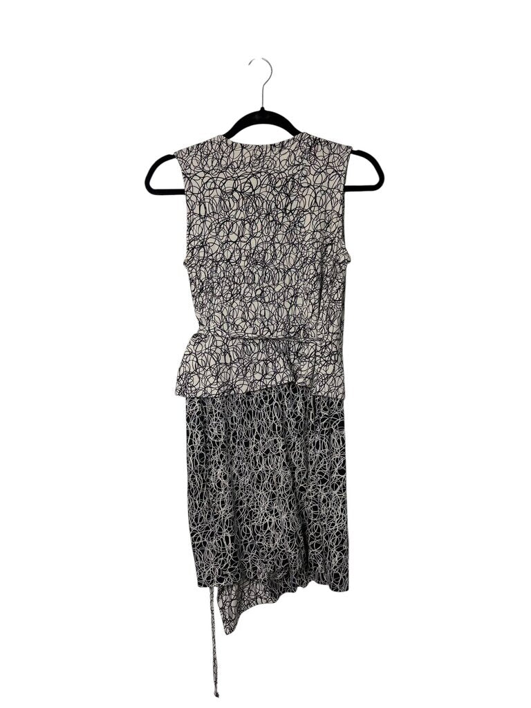 DIANE VON FURSTENBERG MILILANI SCRIBBLE DRESS