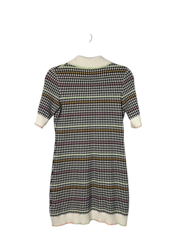 MAEVE MULTICOLOR HOUNDSTOOTH DRESS