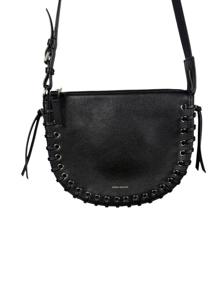 KAREN MILLEN LEATHER CROSSBODY