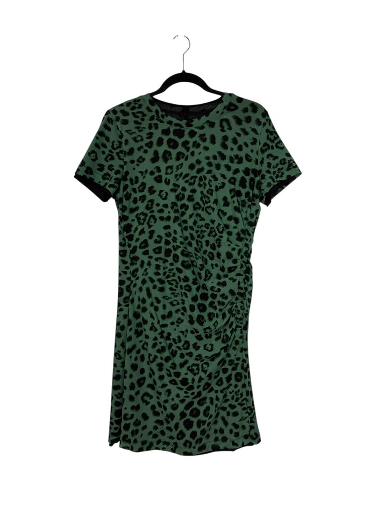 MESH CHEETAH PRINT DRESS