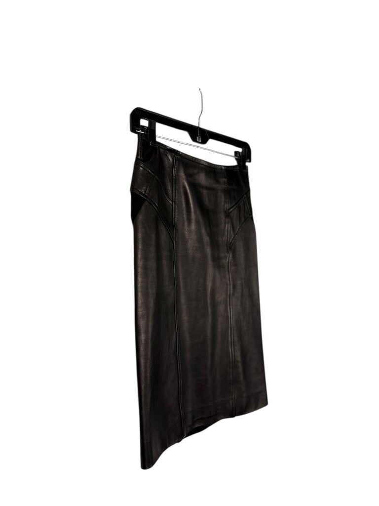 DIANE VON FURSTENBERG LEATHER SKIRT