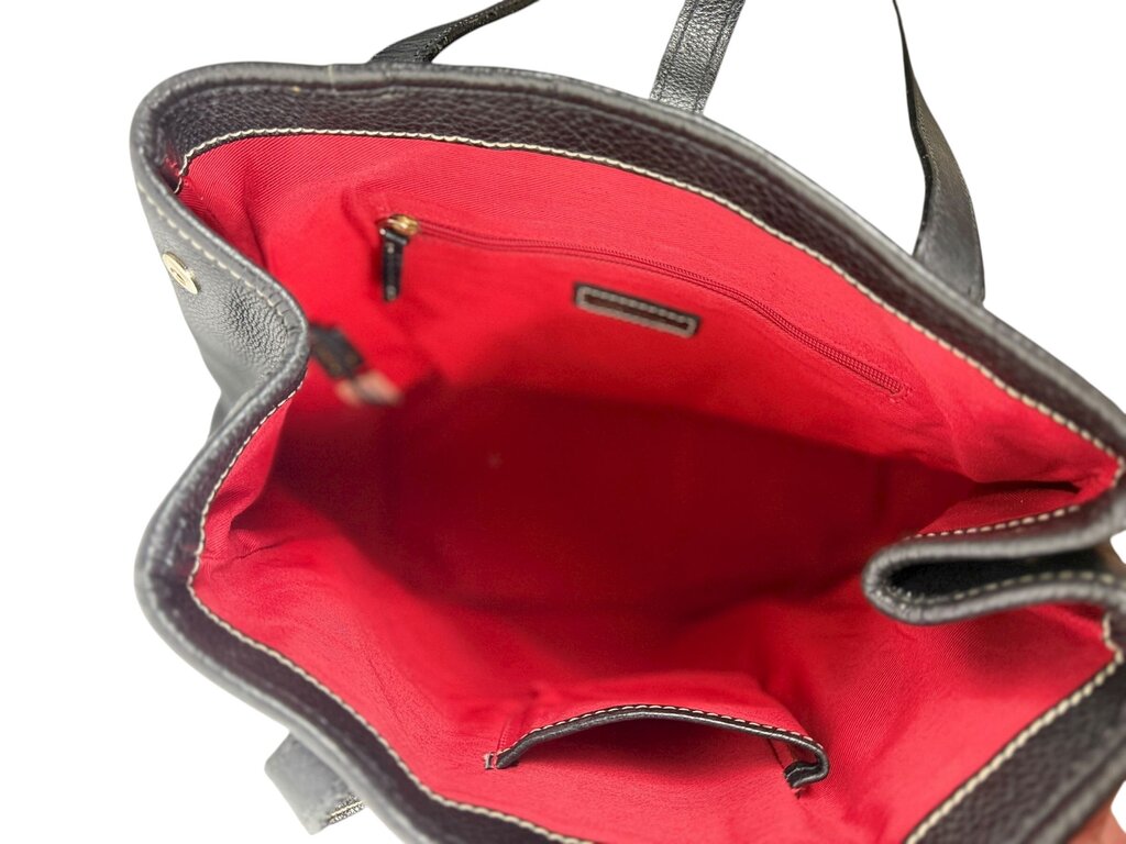 DOONEY & BURKE PEBBLE LEATHER SHOULDER BAG