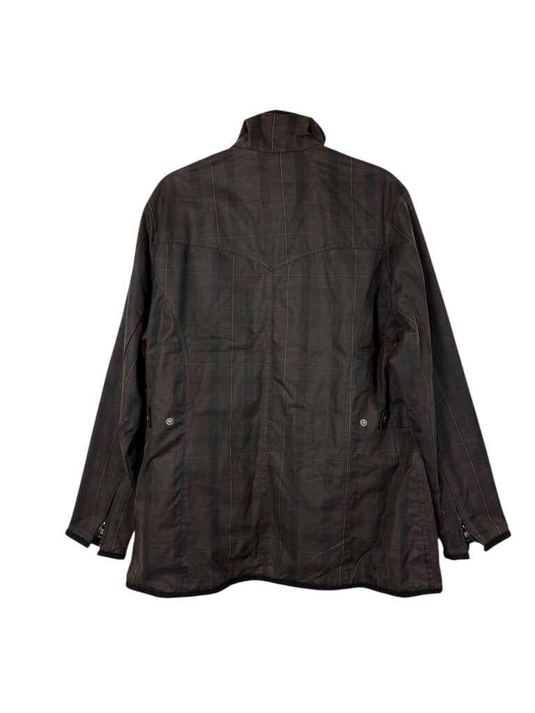 OXFORD BLUES PLAID COAT
