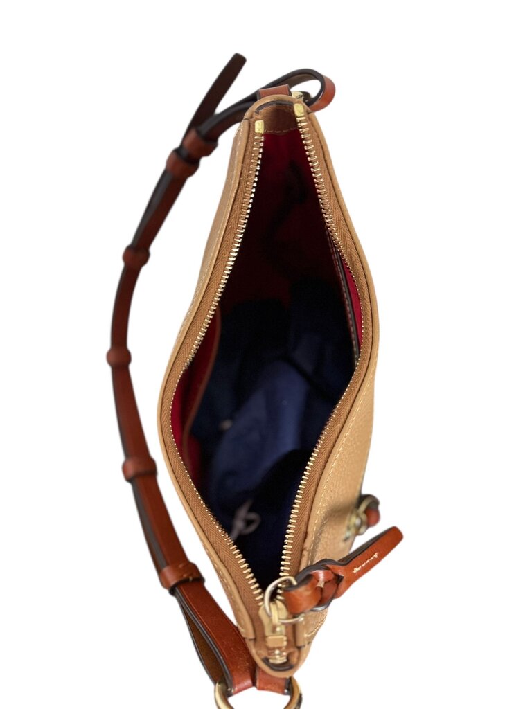 DOONEY & BURKE PEBBLE LEATHER SHOULDER BAG