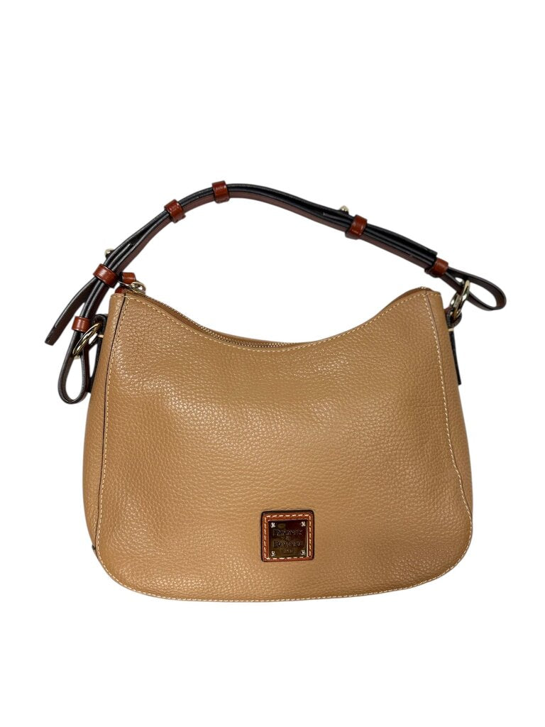 DOONEY & BURKE PEBBLE LEATHER SHOULDER BAG