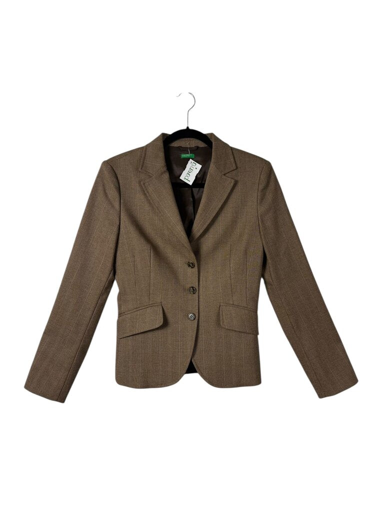 BENETTON MICRO PLAID JACKET
