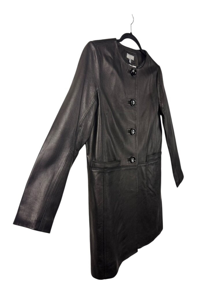NEIMAN MARCUS LEATHER COAT