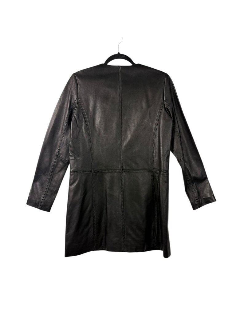NEIMAN MARCUS LEATHER COAT