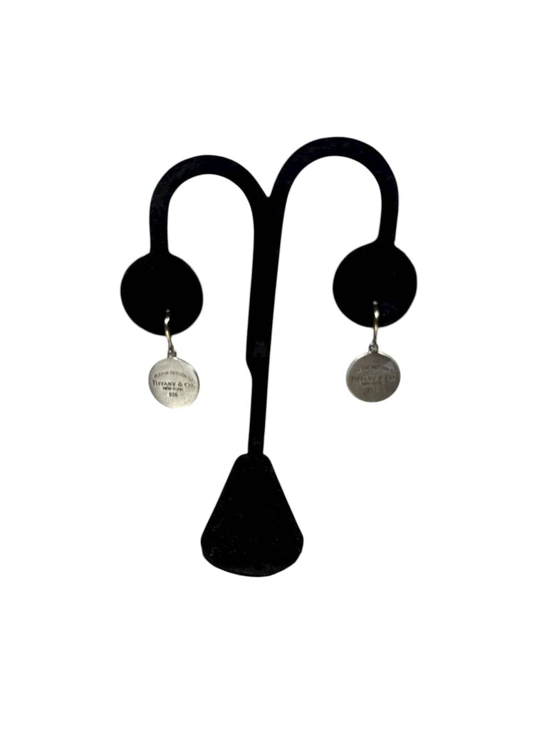 TIFFANY & CO "RETURN TO TIFFANY" DISK EARRINGS