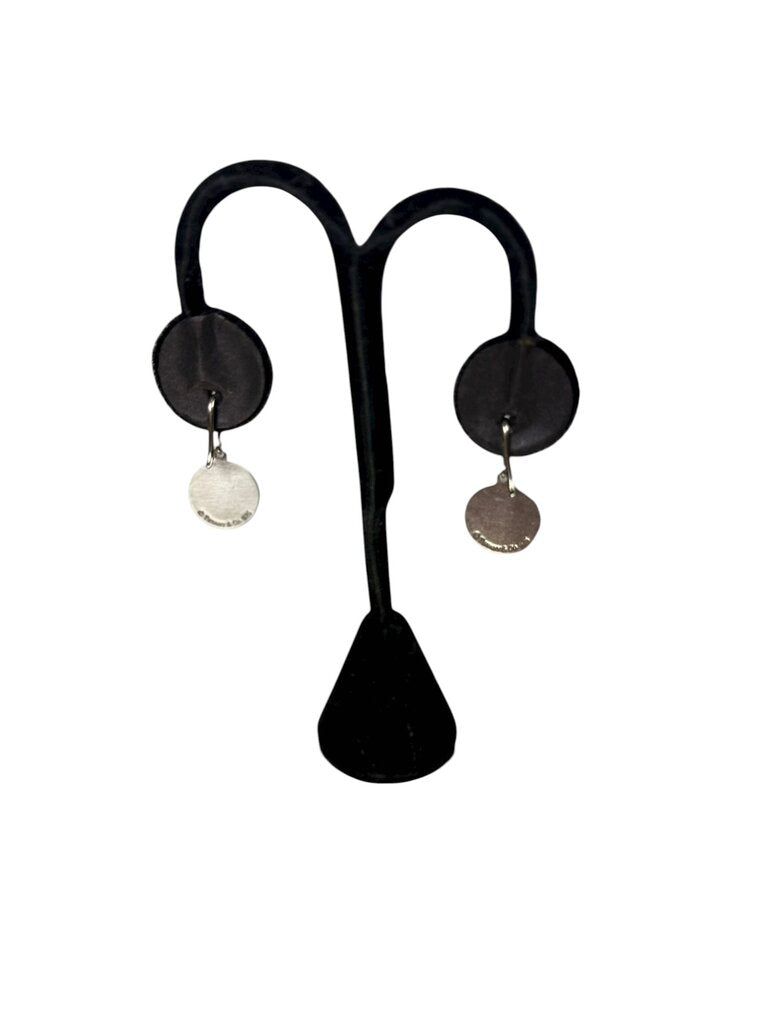 TIFFANY & CO "RETURN TO TIFFANY" DISK EARRINGS