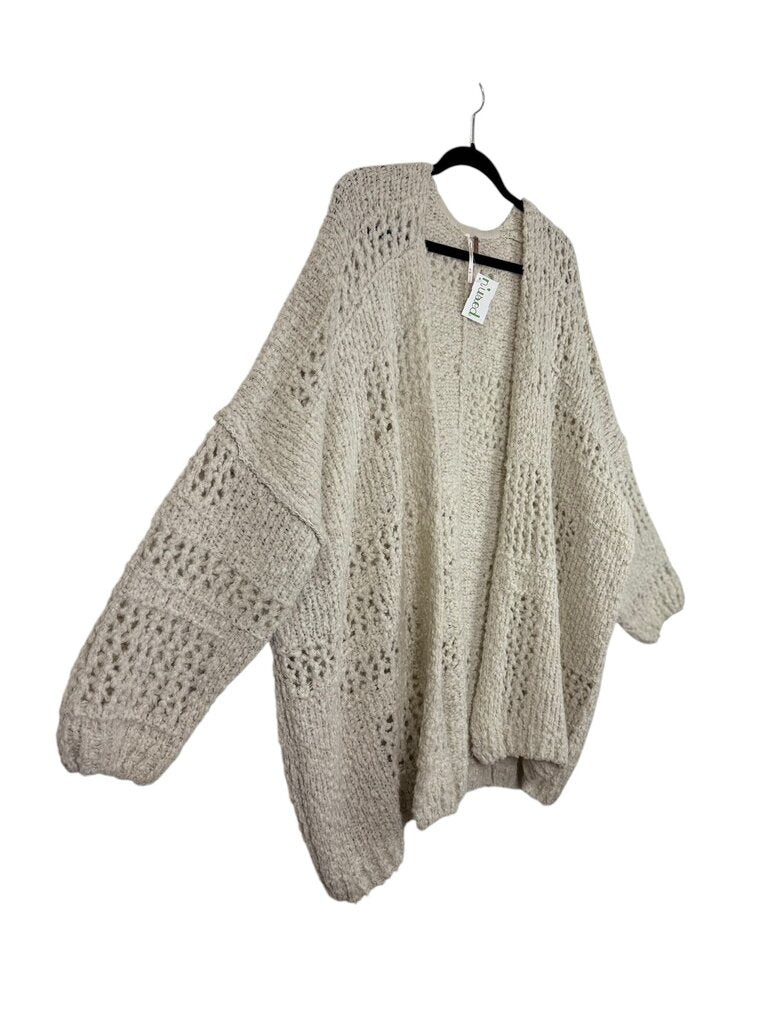 FREE PEOPLE OPEN WEAVE CARDIGAN