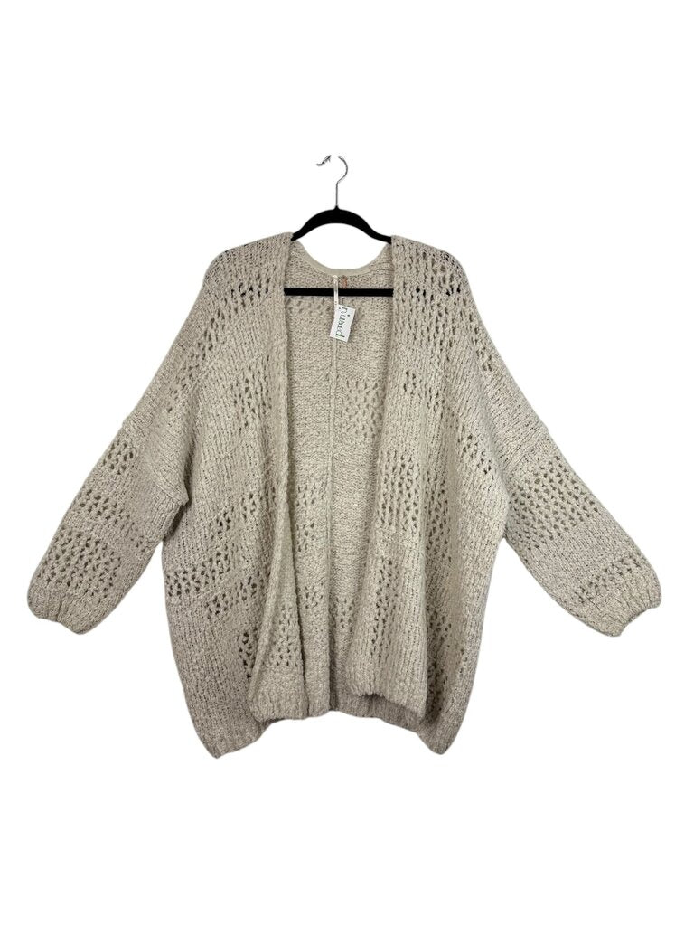 FREE PEOPLE OPEN WEAVE CARDIGAN