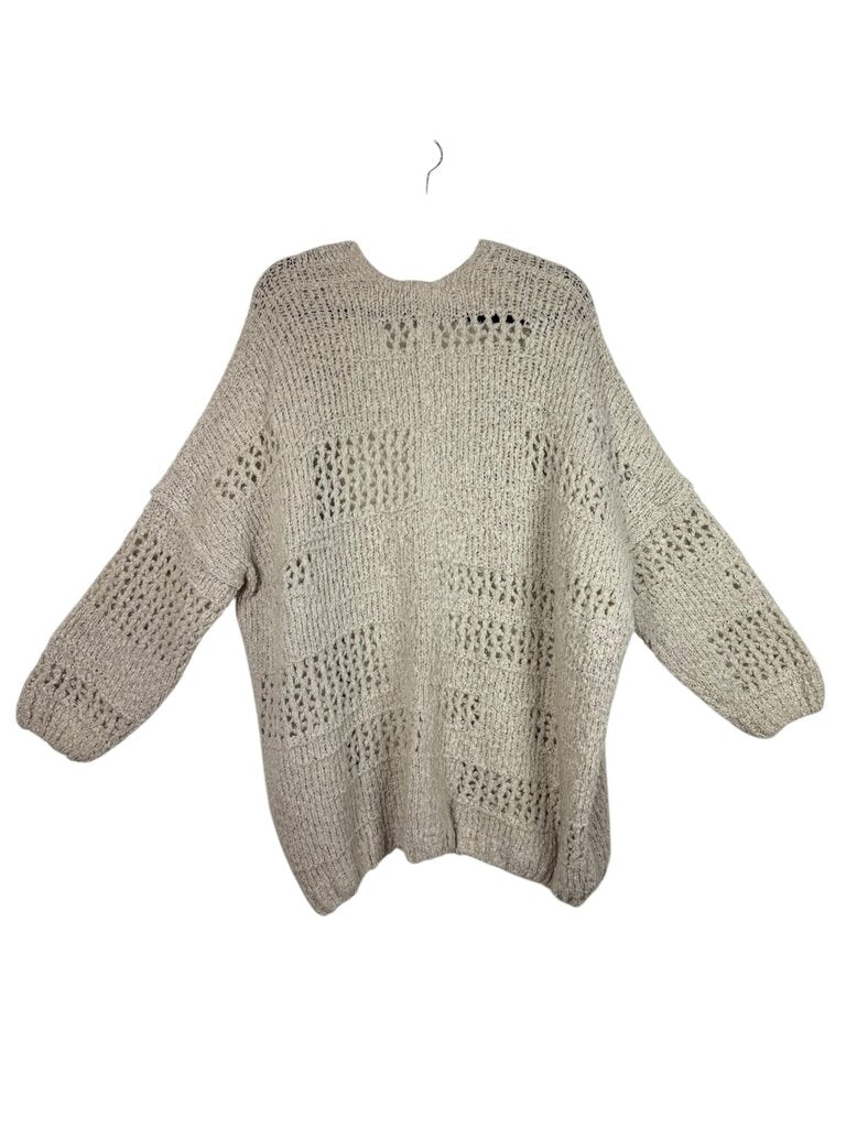 FREE PEOPLE OPEN WEAVE CARDIGAN