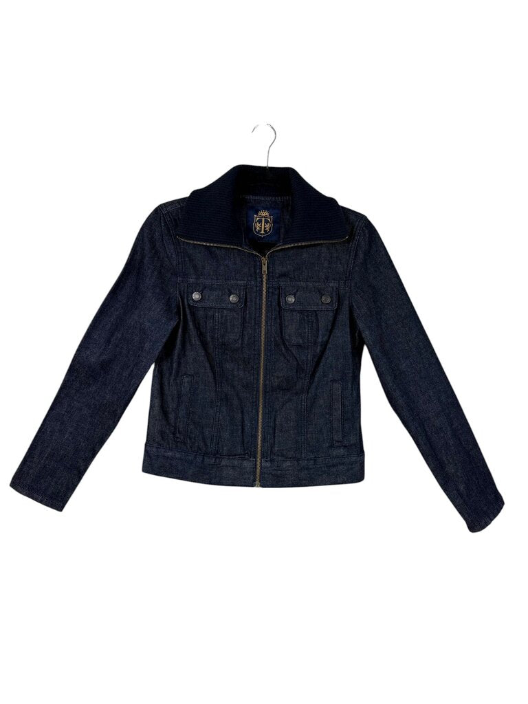 TALBOTS DARK WASH DENIM JACKET