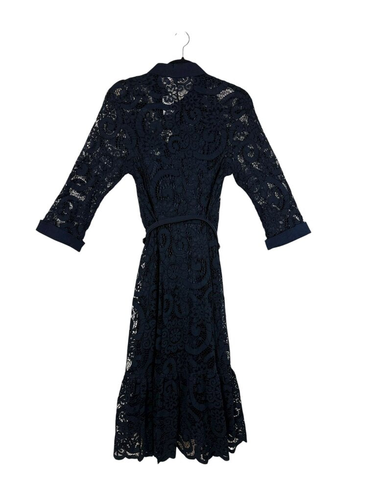 NANETTE LEPORE LACE BUTTON DOWN DRESS