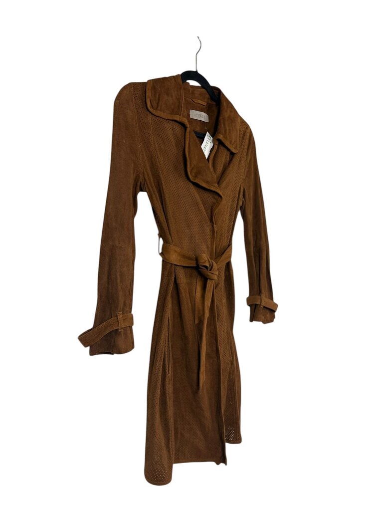 UTERQUE PREFORATED SUEDE JACKET