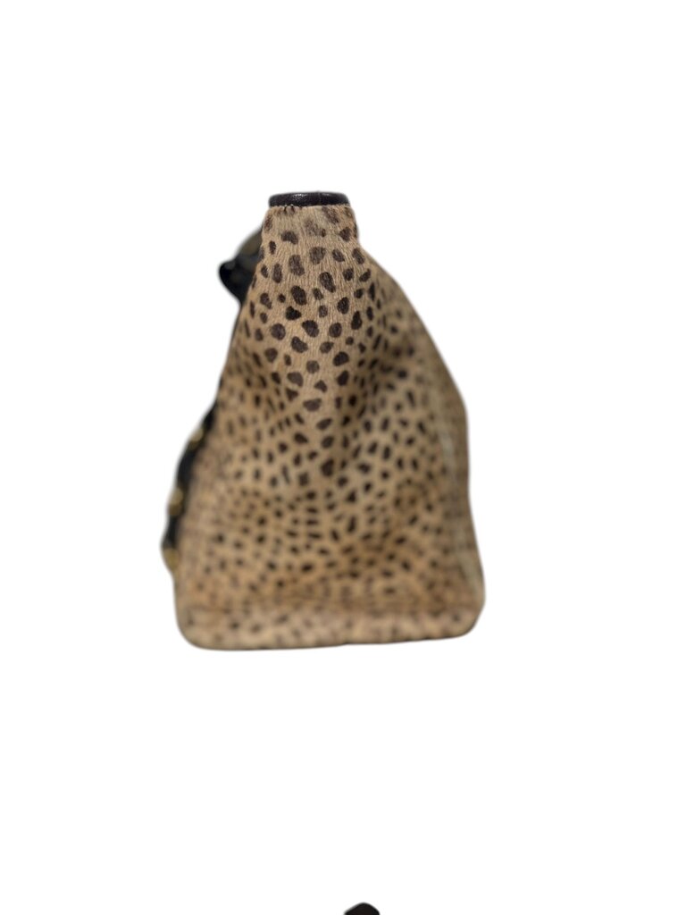J. CREW CHAIN HANDLE CHEETAH HANDBAG