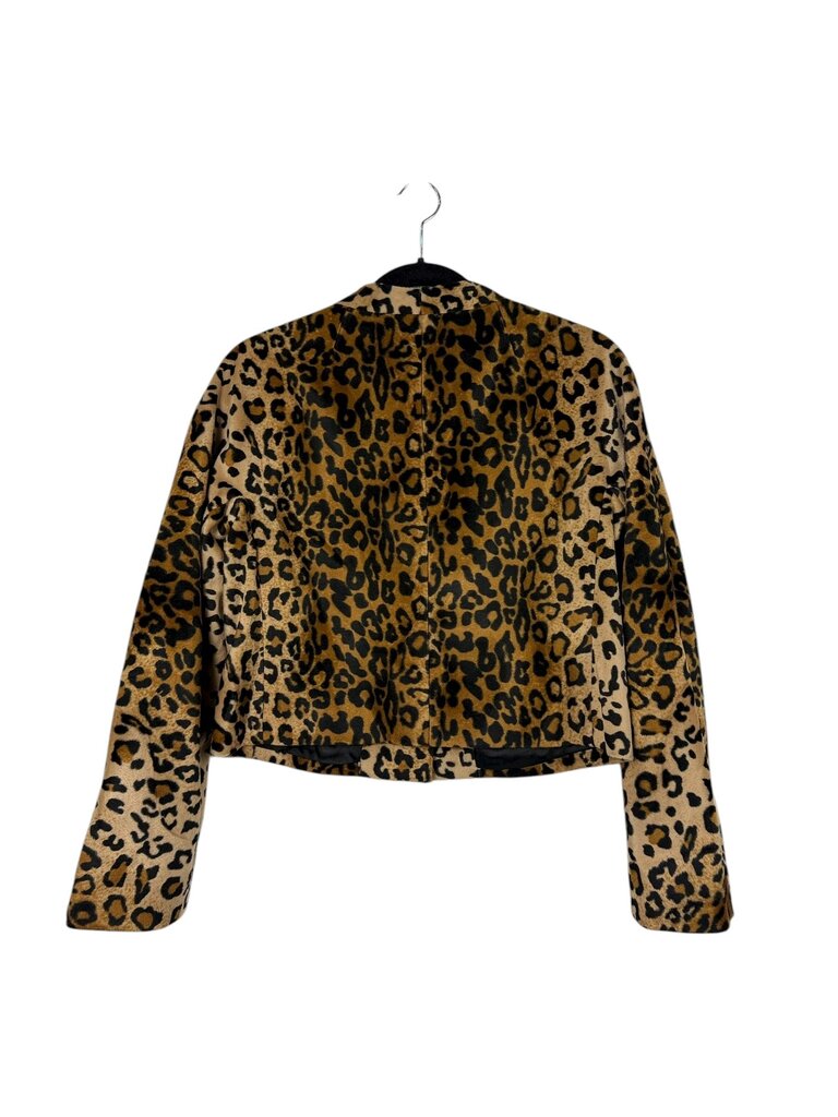 NINE WEST CHEETAH PATTERN BLAZER