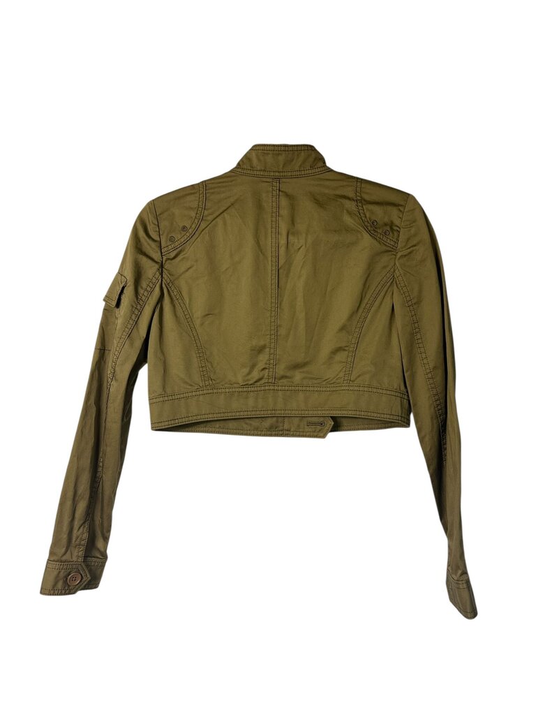 HALOGEN CROPPED MILITARY STYLE JACKET