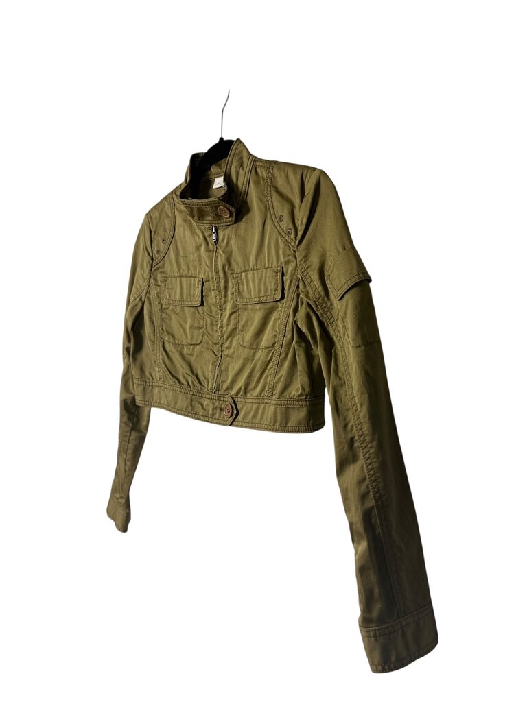 HALOGEN CROPPED MILITARY STYLE JACKET