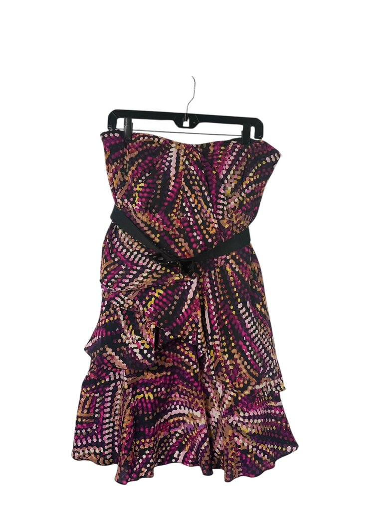 BCBG MAXARIA POLKA DOT TIERED DRESS