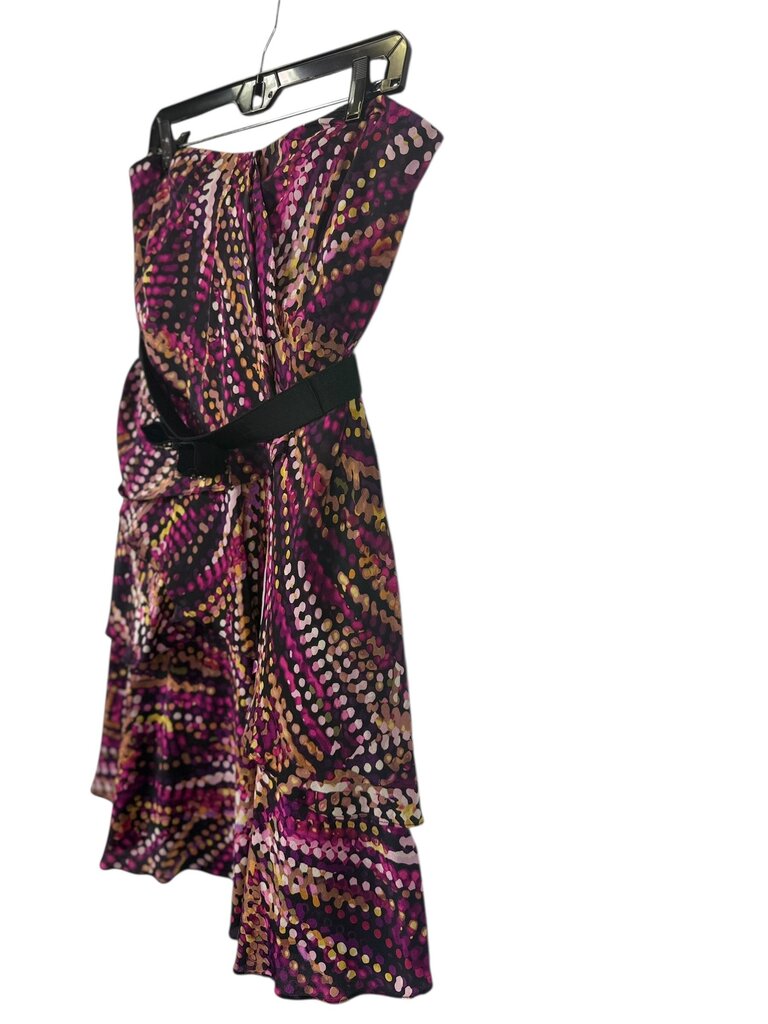 BCBG MAXARIA POLKA DOT TIERED DRESS