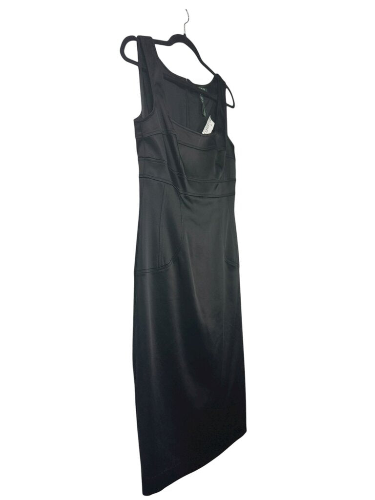 LAUREN RALPH LAUREN SATIN MIDI DRESS