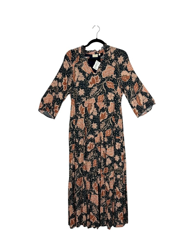 SPARTINIA FLORAL TIERED MAXI DRESS