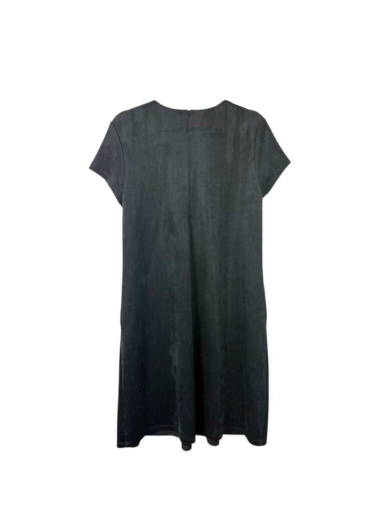 J. MCLOUGHLIN ULTRASUEDE SHIFT DRESS