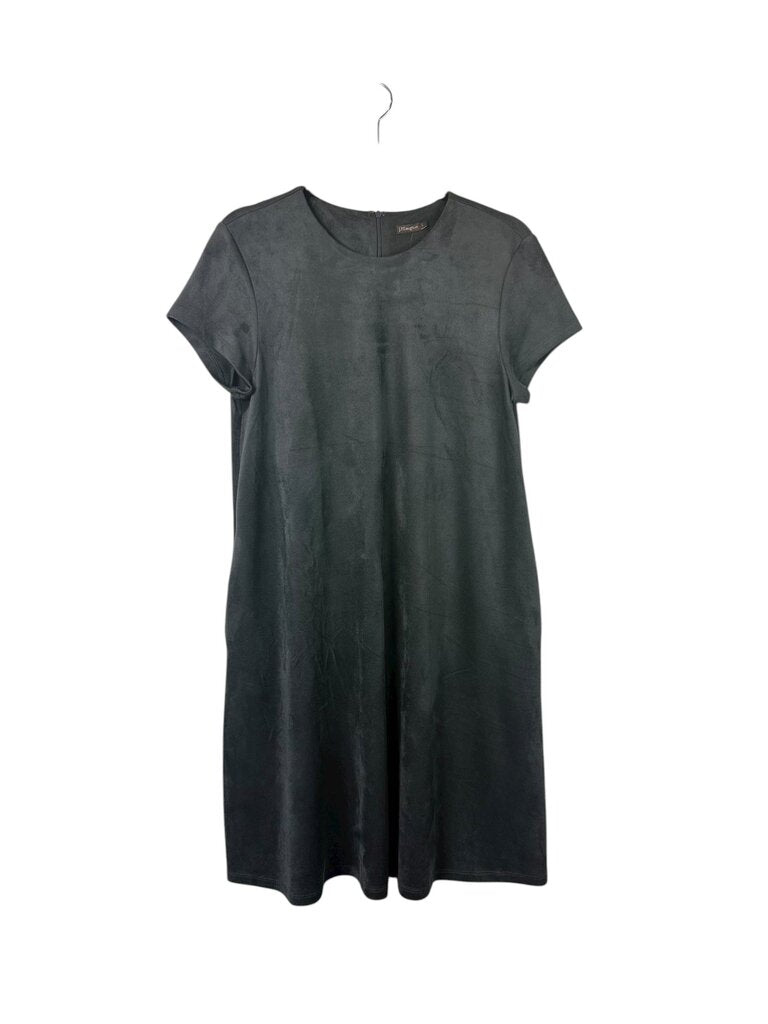 J. MCLOUGHLIN ULTRASUEDE SHIFT DRESS