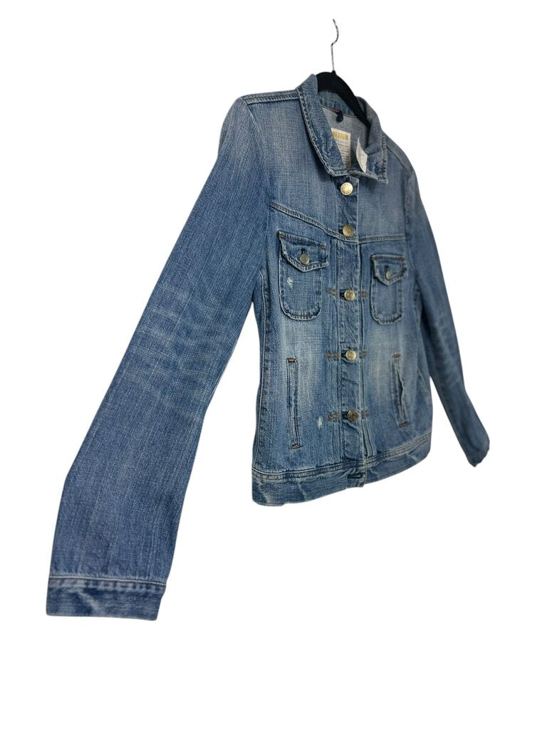 J. CREW LIGHT DISTRESSED DENIM