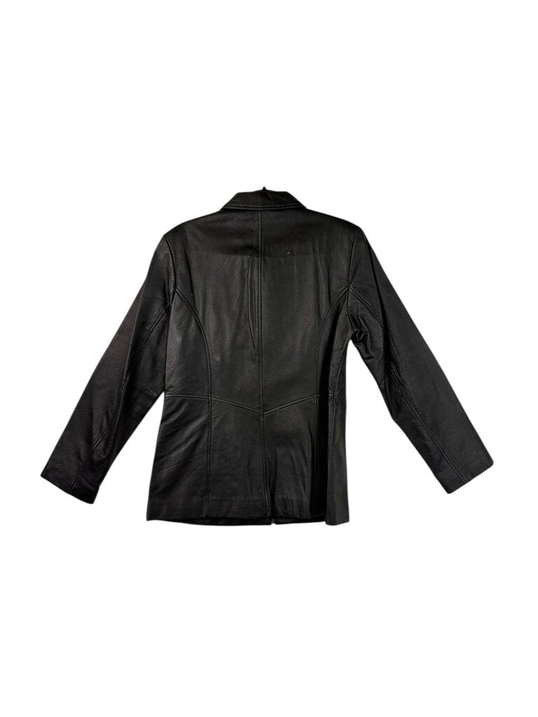 JACQUELINE FERRAR LEATHER JACKET