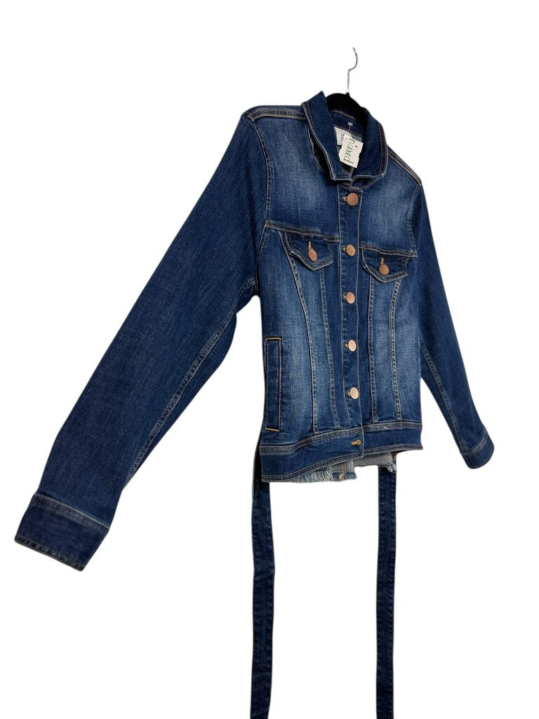 CABI TIE BELT DENIM JACKET