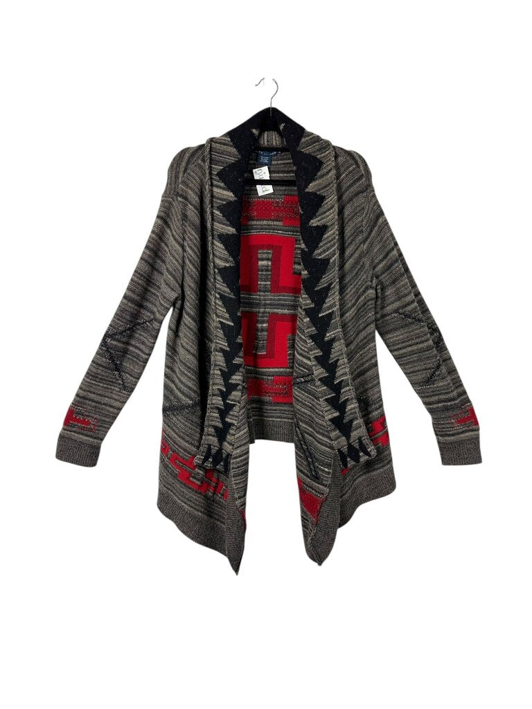 RALPH LAUREN TRIBAL PRINT CARDIGAN