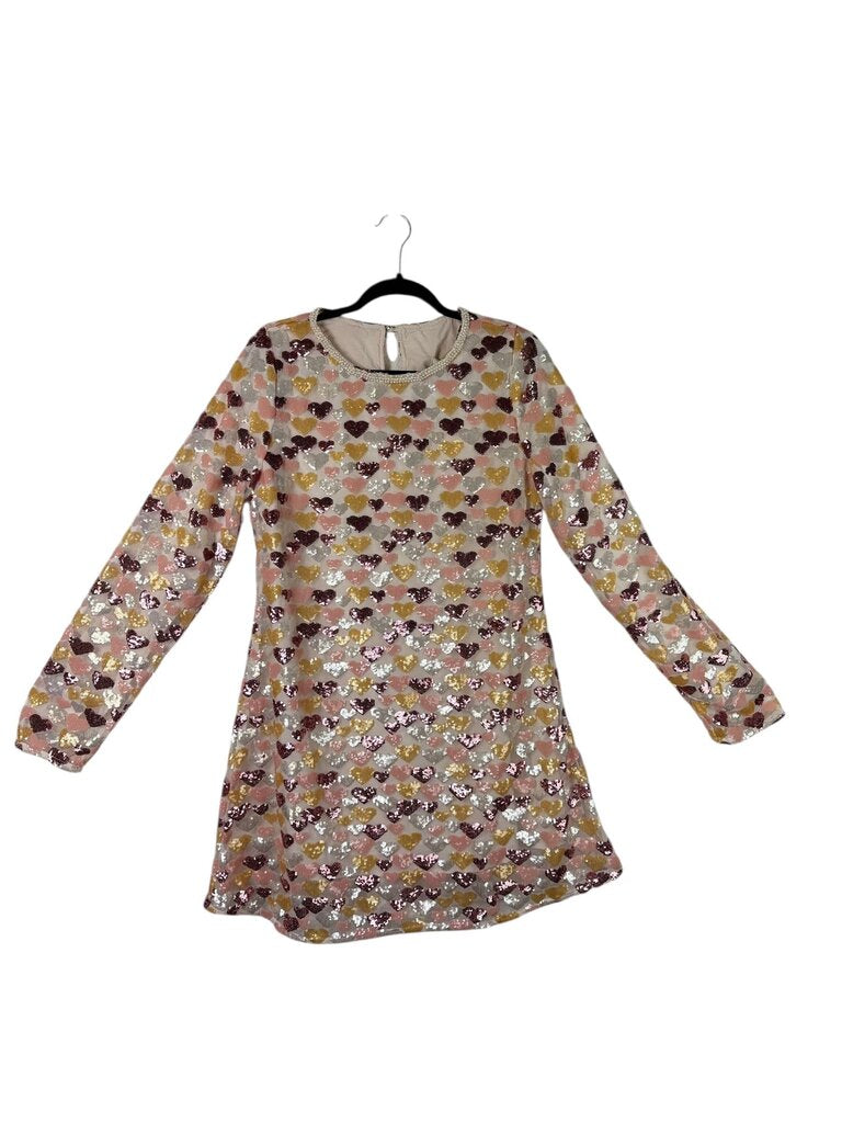 DREAM SISTER JANE SEQUIN HEART SHIFT