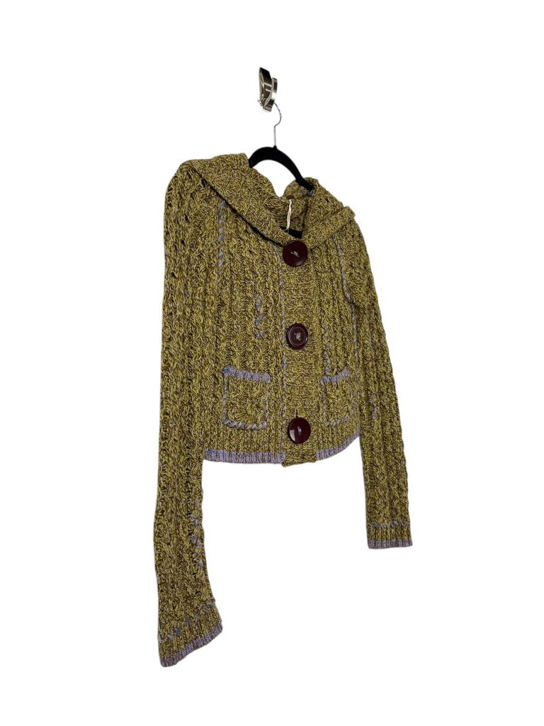 FREE PEOPLE HOODED KNIT SWEATER